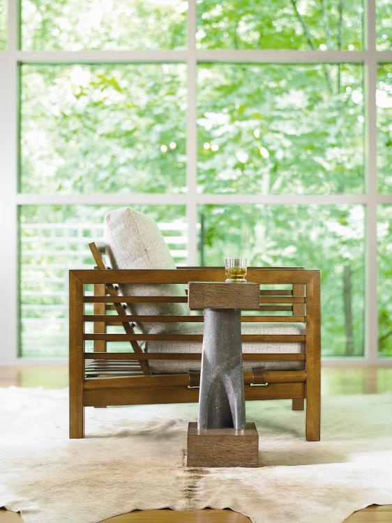 Mesa Telluride Drink Table - Napa Cerused