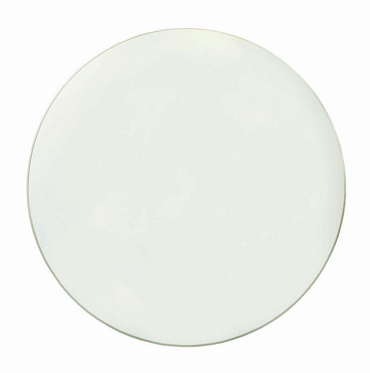 Details 48" Round 1/2" Tempered Glass Top With Flat Edge