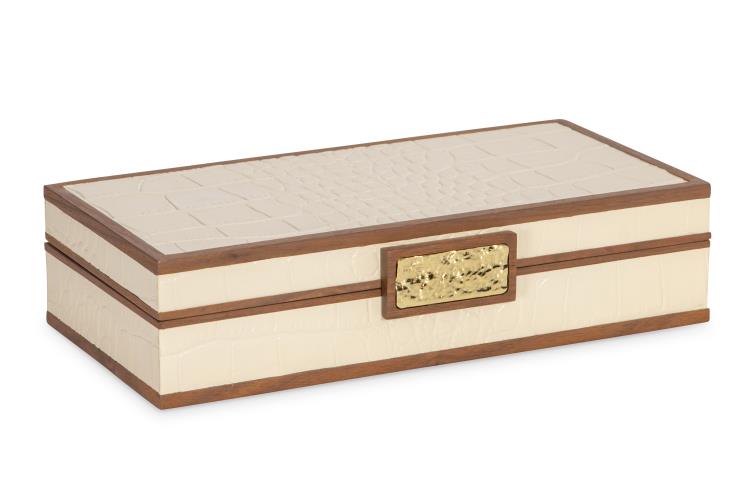 Cream Stacking Boxes