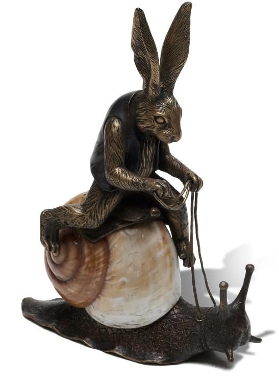 Unlikely Cowboy Sculpture