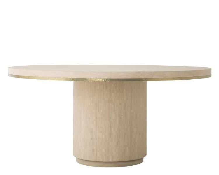 Carino 64" Round Dining Table - Sand Cerused