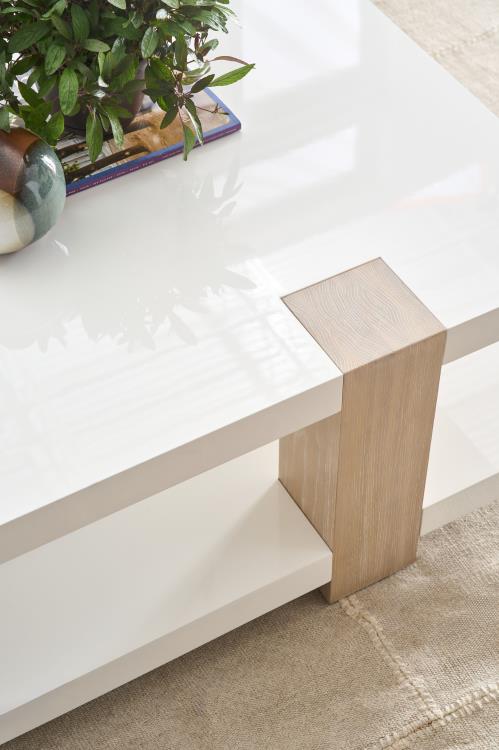 Cadence Cocktail Table - Sand Cerused