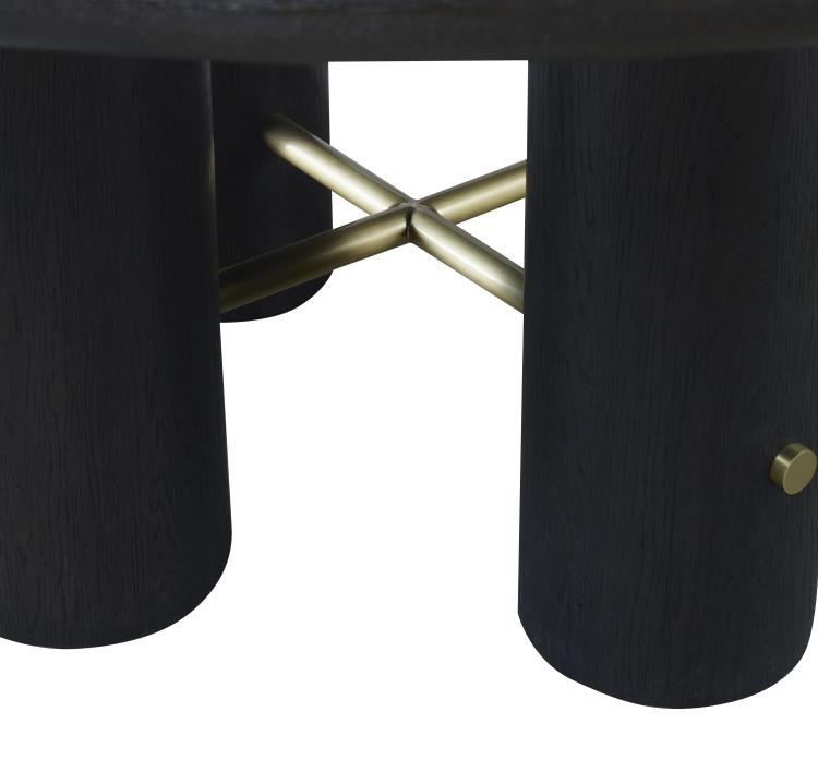 Cadence Round 64” Dining Table - Mocha