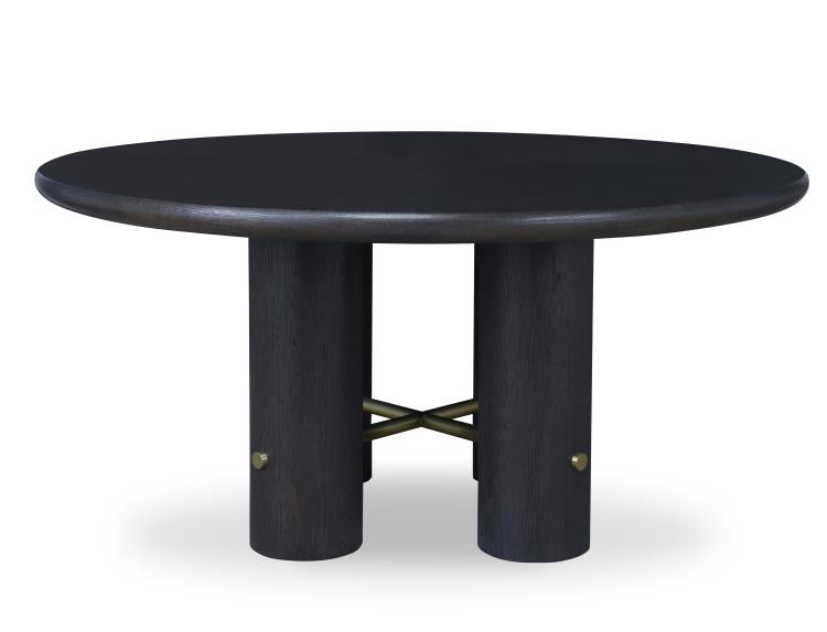 Cadence Round 64” Dining Table - Mocha