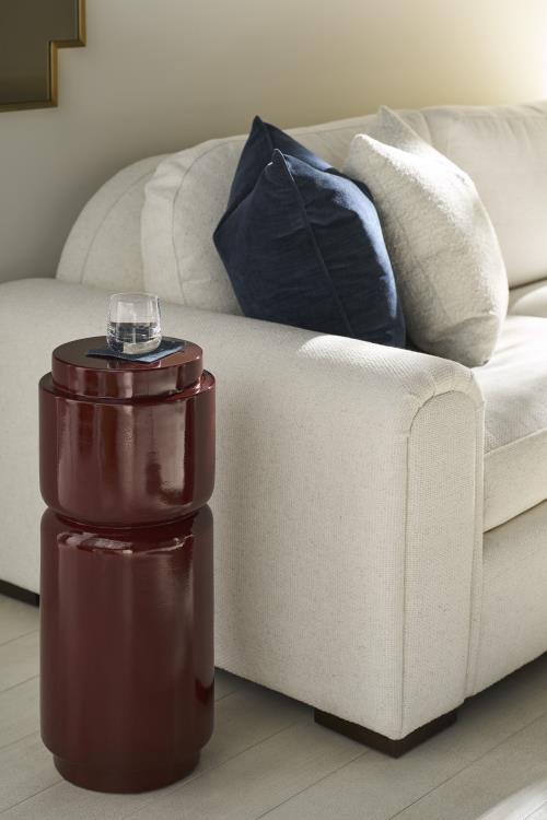 Cadence Martini Table - Oxblood