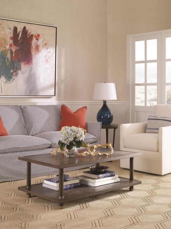 Biscayne Cocktail Table-Mink Grey