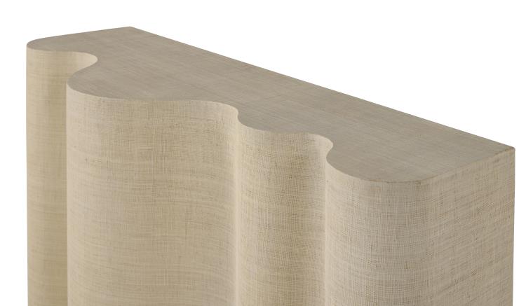 Layton Console Table - Natural Raffia