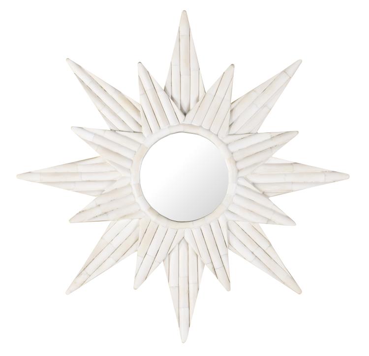 Sunburst Bone Mirror