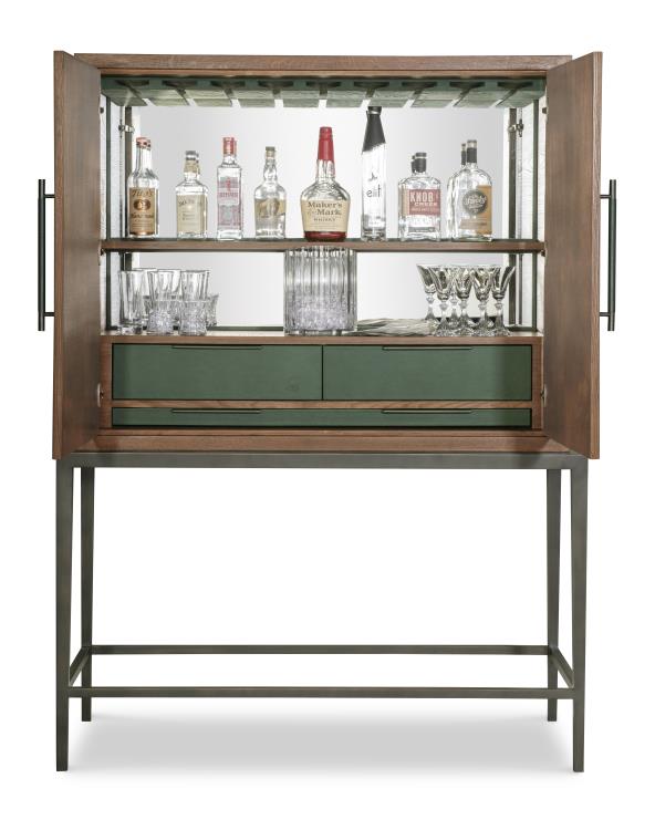 Scheffer Bar Cabinet - Evergreen