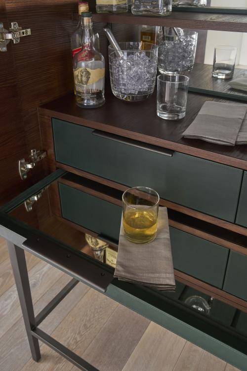 Scheffer Bar Cabinet - Evergreen