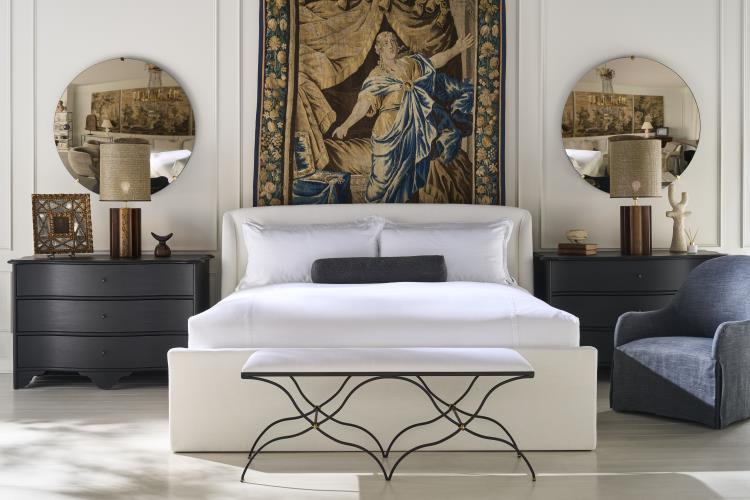Le Maurice Three Drawer Chest - Swedish Matte Noir