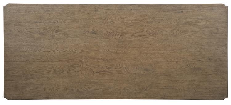 Lucca I 96" Dining Table - Tuscan Oak Top