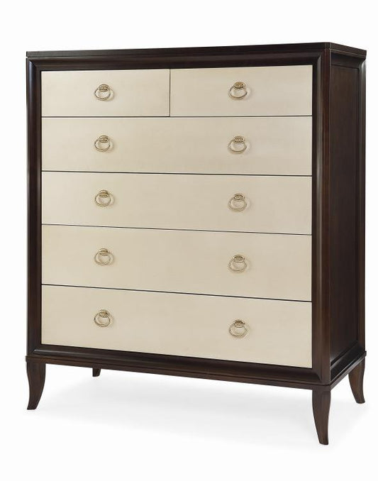 Tribeca Tall Drawer Chest - Tribeca/Cream (Ring Pull)