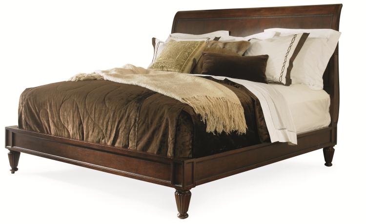 Chelsea Club Knightsbridge Platform Bed - King 6/6 - Cognac