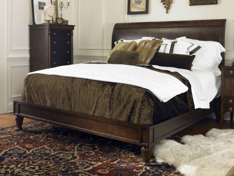 Chelsea Club Knightsbridge Platform Bed - King 6/6 - Cognac