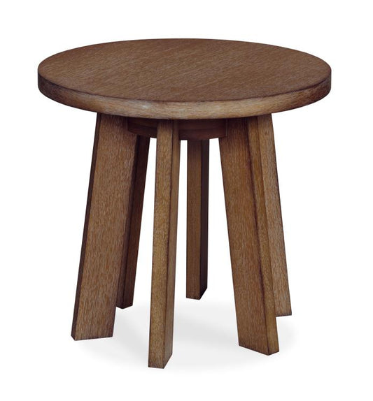 Mesa Baymont Chairside Table - Napa Cerused