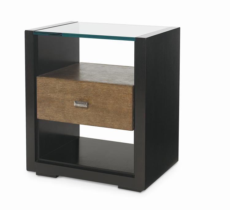 Mesa Hallam Nightstand - Melange/Napa Cerused