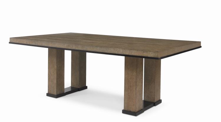 Mesa Pacific 119" Dining Table - Napa Cerused/Melange