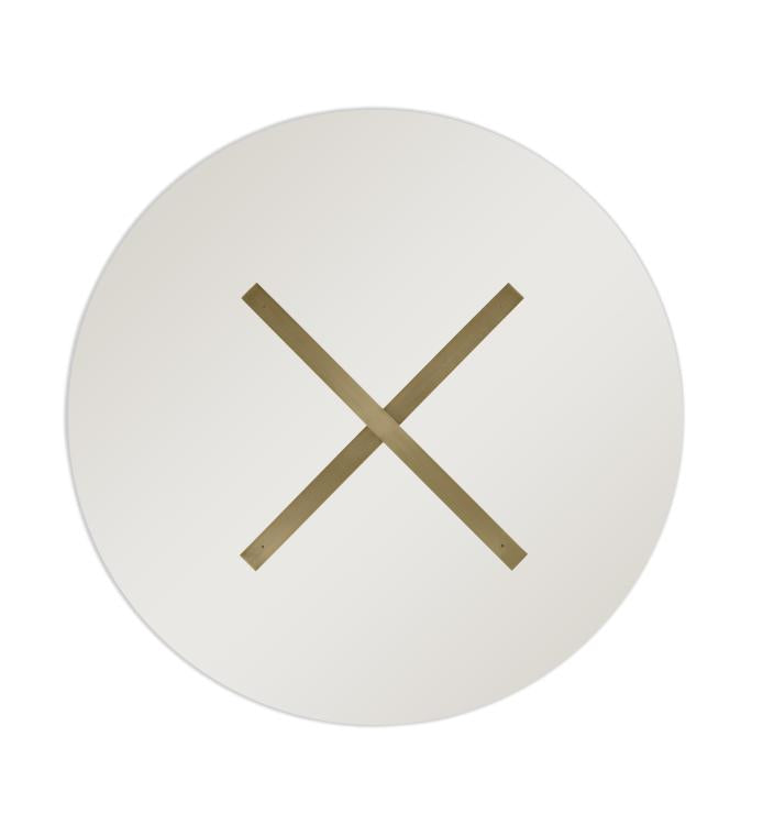 Details Metal/Acrylic Dining Table Base For Glass Top