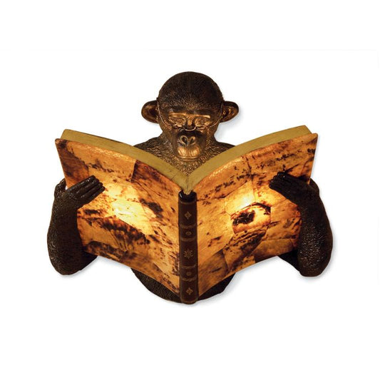 Monkey Book Sconce