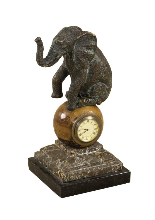 Agile Elephant Clock