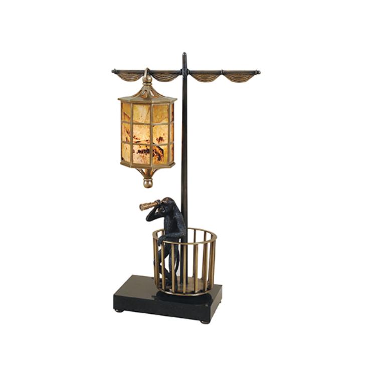 Monkey Lookout Decorative Lamp