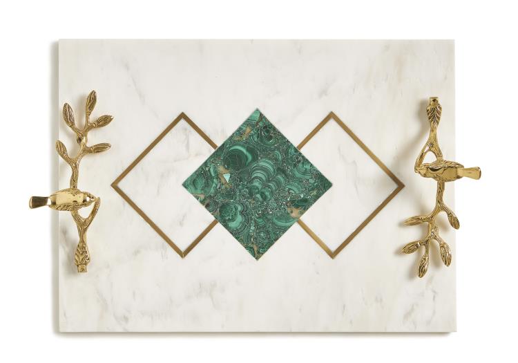 Malachite Sparrow Tray