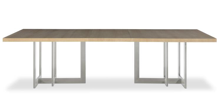 Milan Oak Dining Table - Blonde Cerused