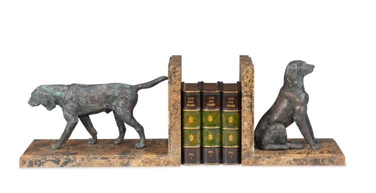 Hunting Dog Bookends