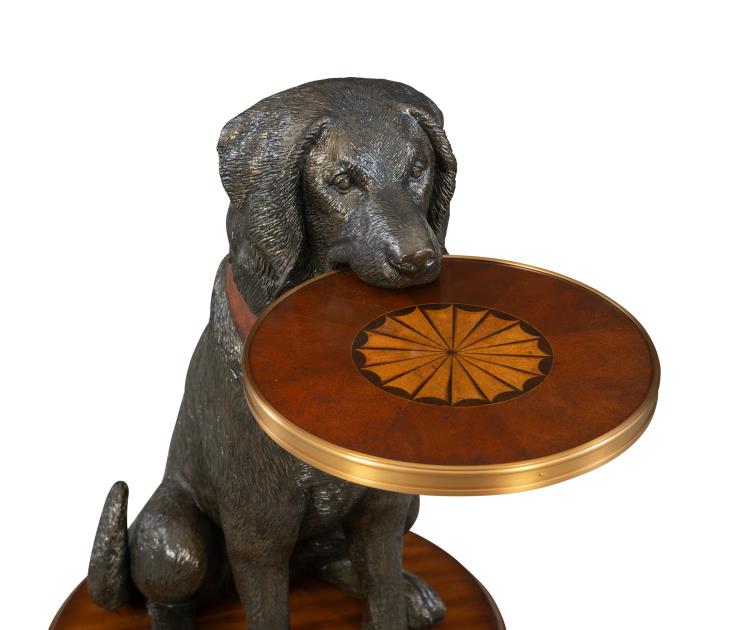 Golden Retriever Accent Table