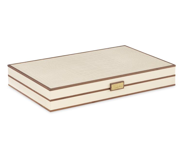 Cream Leather Game Board