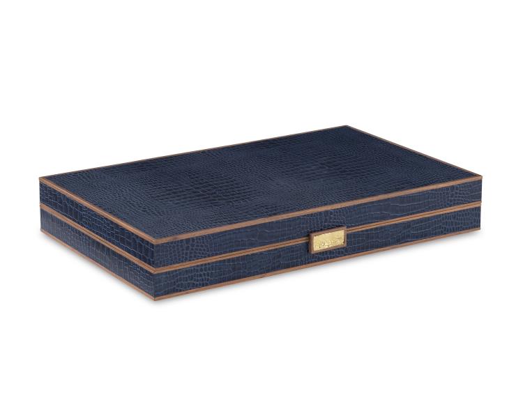 Navy Leather Game Board