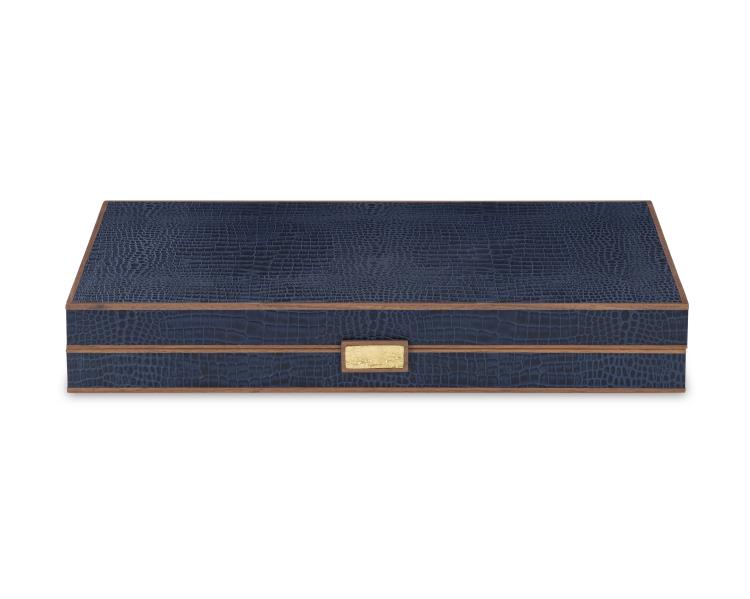 Navy Leather Game Board