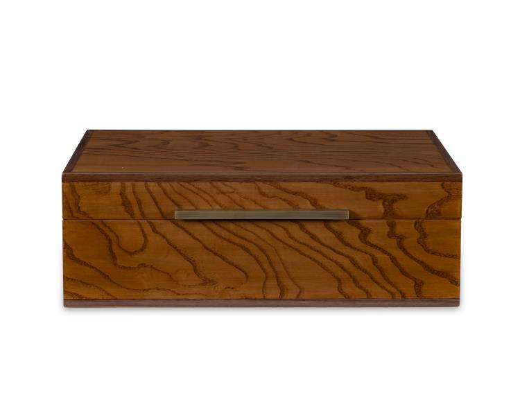 Walnut And Brass Box