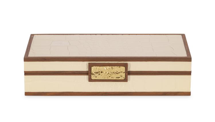 Cream Stacking Boxes