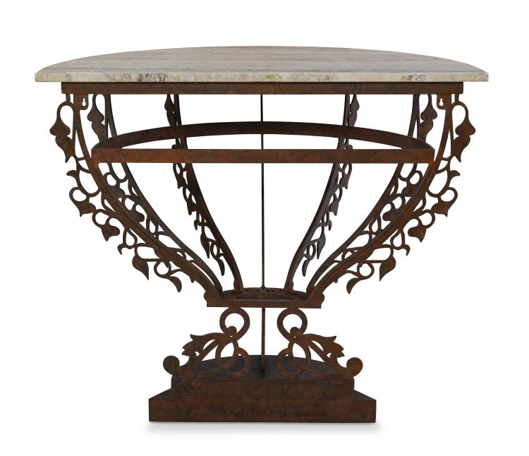 Venetian Demilune Console