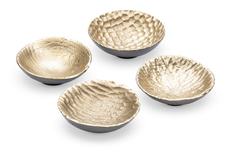 Celestial Hammered Decorative Bowls