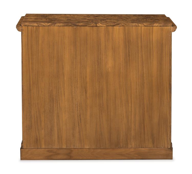 Vienna Biedermeier Burl Chest