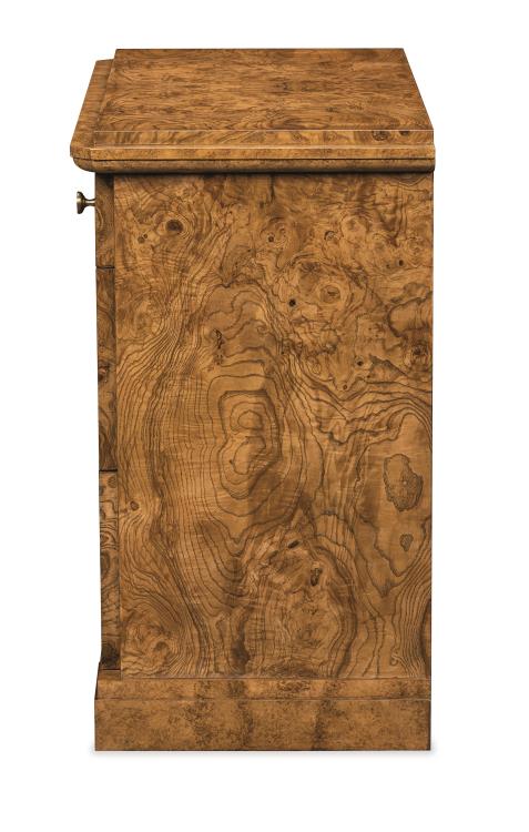 Vienna Biedermeier Burl Chest