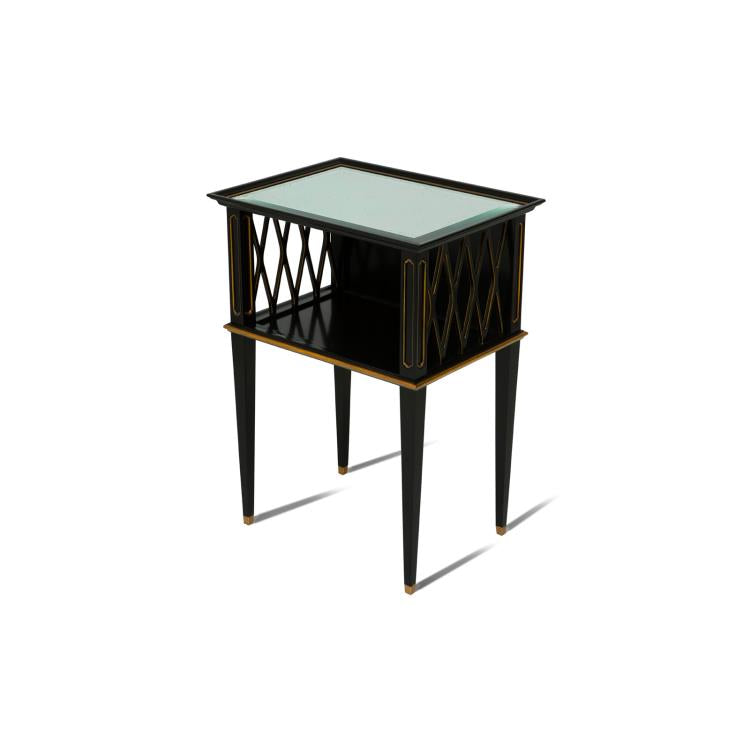 Noir Accent Table (Sh07-071315)