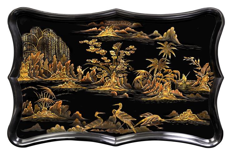 Chinoiserie Cocktail Table (Sh02-060219)