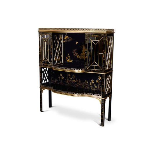 Chinoiserie Bar Cabinet (Sh12-122418)