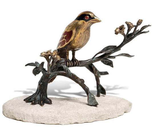 Brass Magpie Sculpture (Sh41-080716)