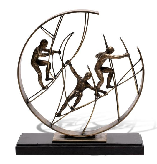 Dynamic Climbers Sculpture