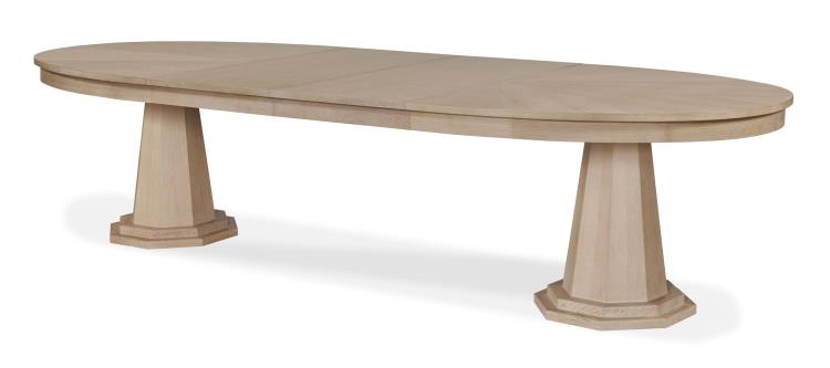 Maison '47 Oval Dining Table - Blonde Cerused