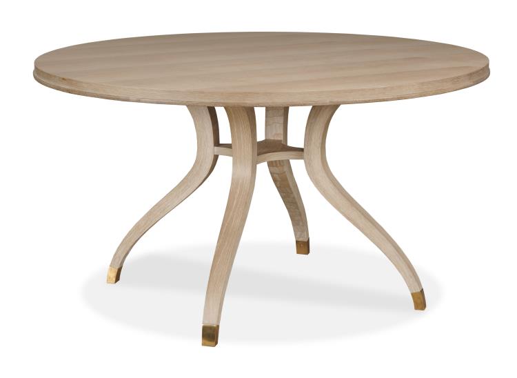 Maison '47 Round 54" Dining Table - Blonde Cerused