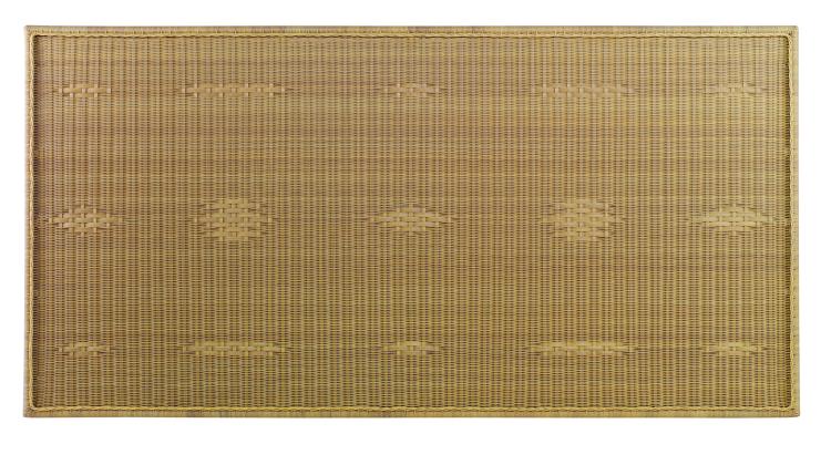 Mainland Wicker Rectangular Dining Table W/ Tempered Glass