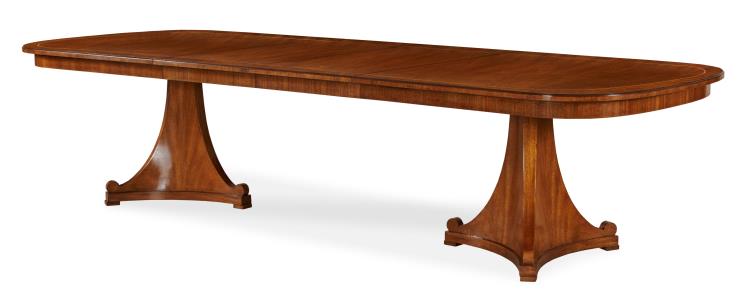 Dawning 88" Tri-Pedestal Dining Table - City Light