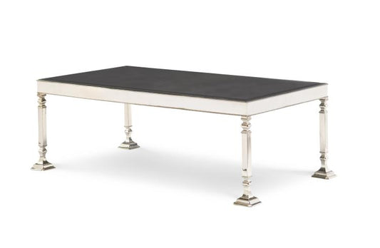 Heritage Coffee Table With Antiqued Mirror Top