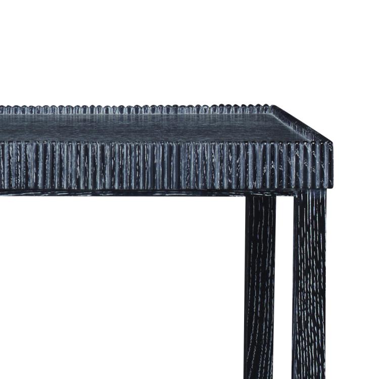 Emile Shelf Table - Black Cerused